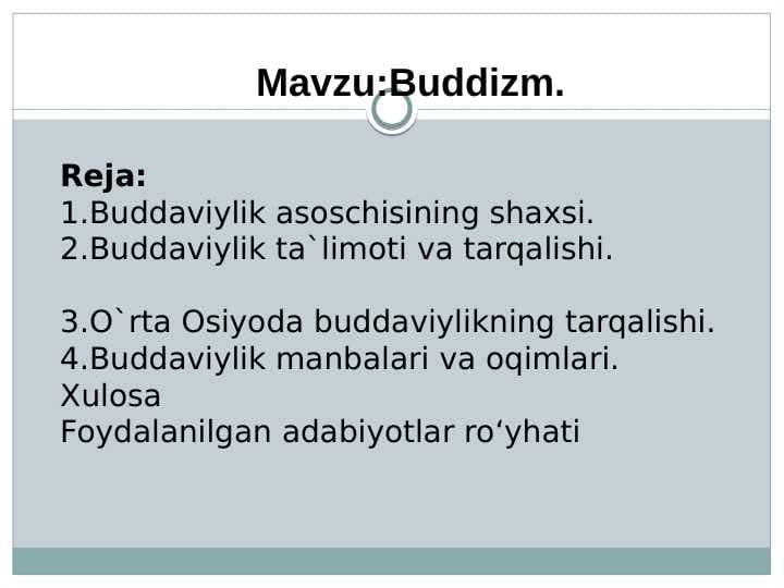 Buddizm