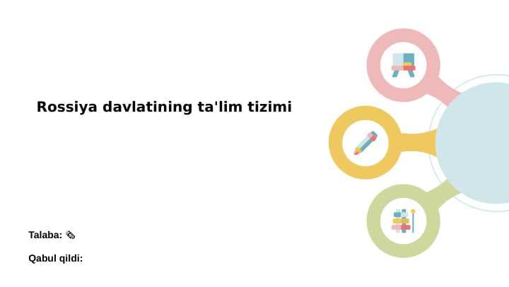 Rossiya davlatining ta'lim tizimi