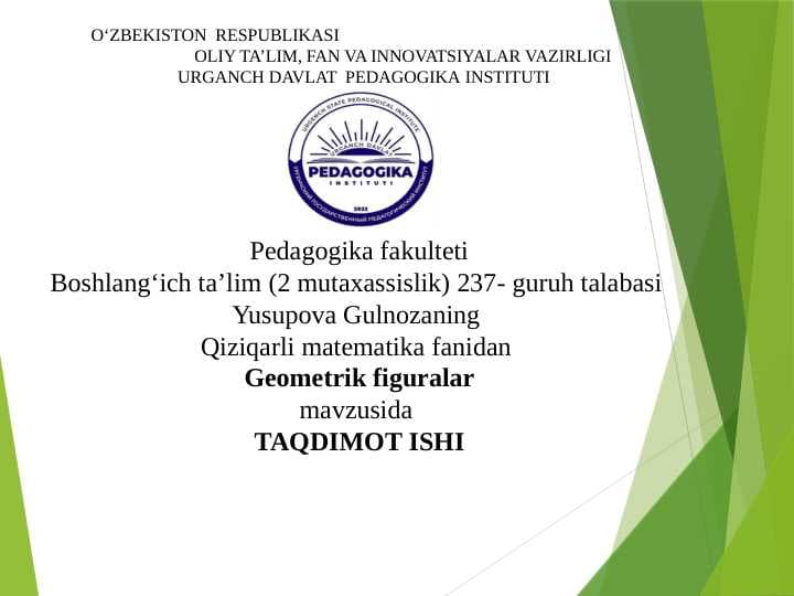 Geometrik figuralar