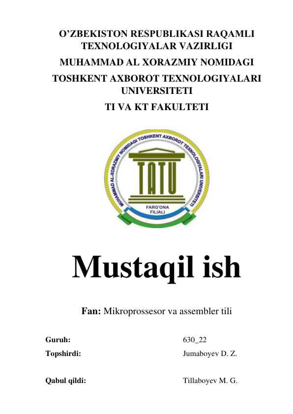 Turli interfeyslar orqali aloqa qiluvchi qurilmalami yasash