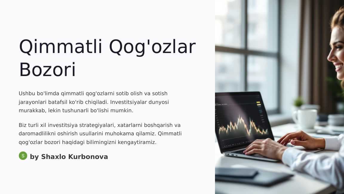 Qimmatli Qog'ozlar Bozori