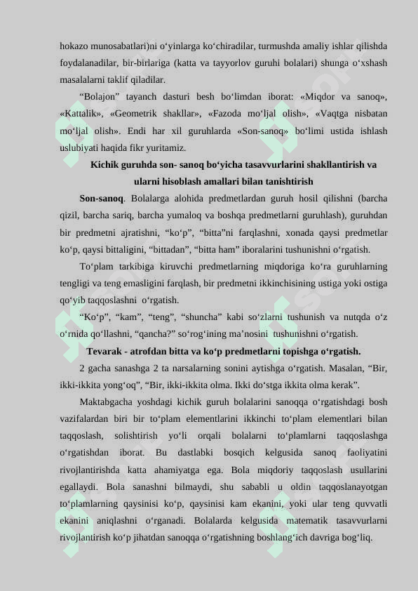 Sanash sanashning turli tizimlari.
