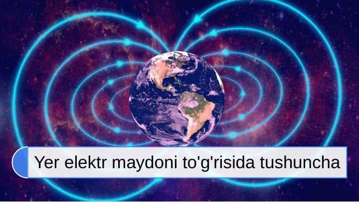 Yer elektr maydoni to'g'risida tushuncha