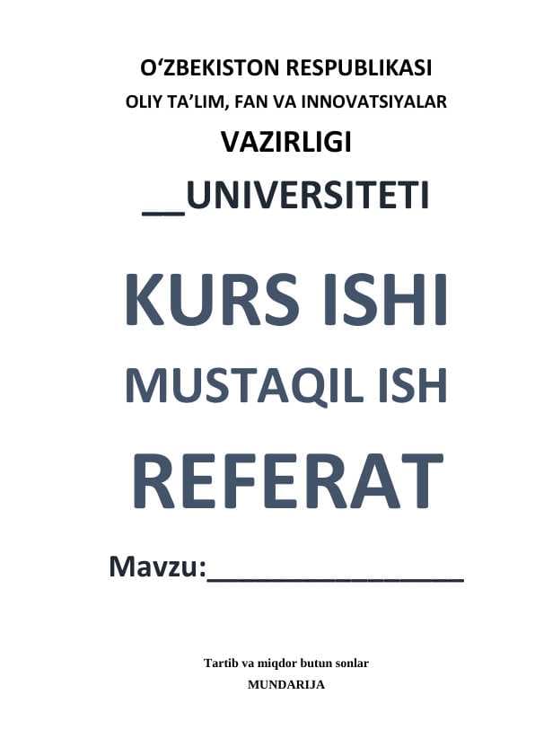Tartib va miqdor butun sonlar