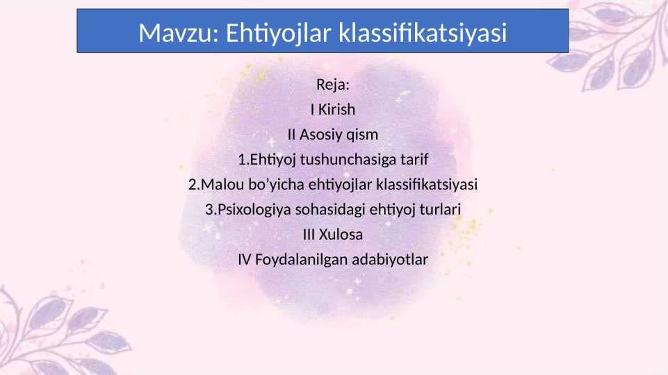 Ehtiyojlar klassifikatsiyasi 19.pptx