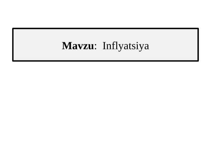 Inflyatsiya