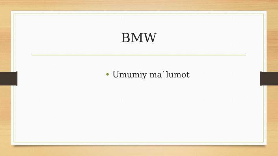 BMW brendi