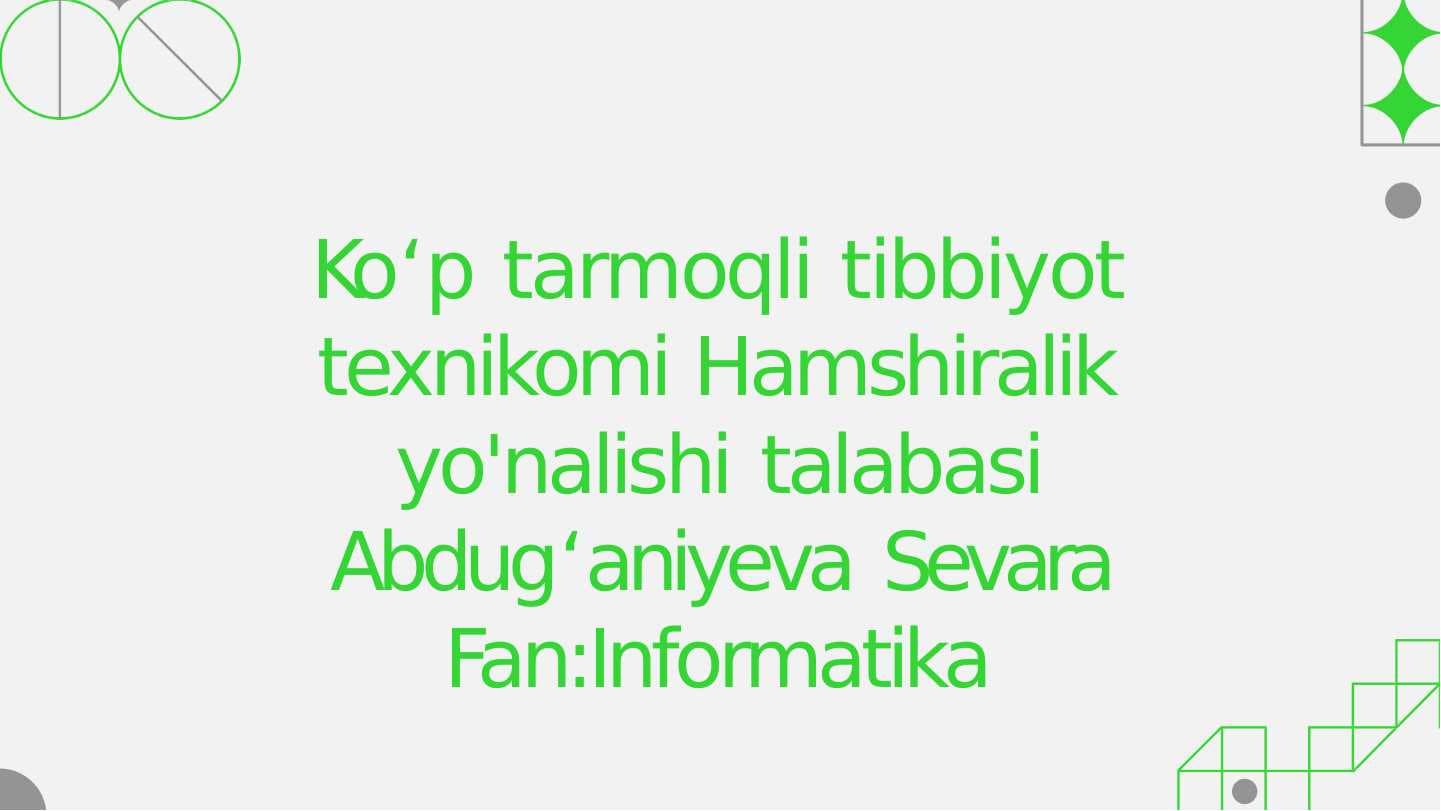 Windows operatsion tizimi tarixi va unda ishlash asoslari.