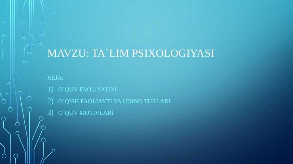 TA`LIM PSIXOLOGIYASI