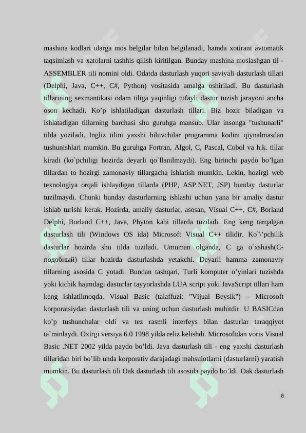 C# dasturlash tilida Timer komponentasi yordamida dasturlar yaratish
