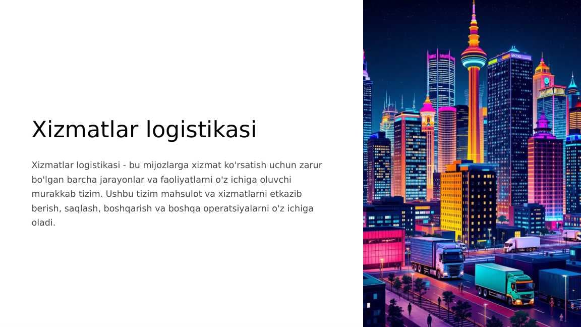 Xizmatlar logistikasi