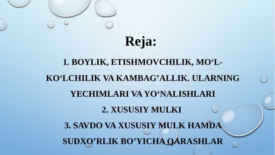 O‘rta asr iqtisodiy tafakkuri