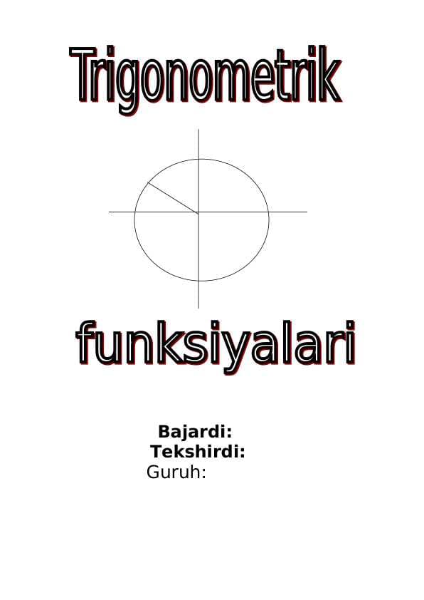 Trigonometriya funksiyalari