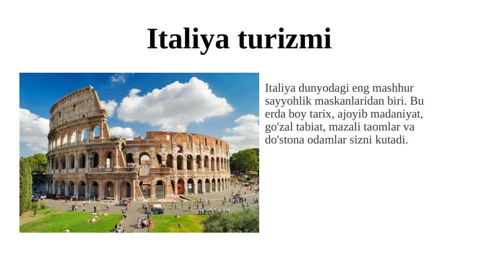 Italiya turizmi