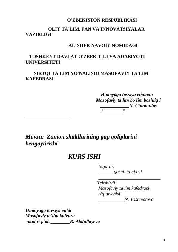 Kurs ishi