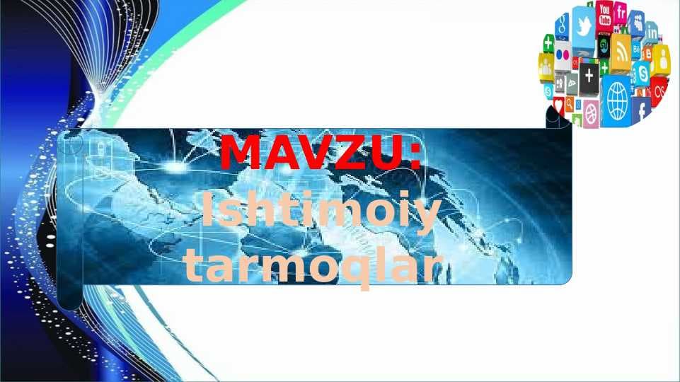 Ishtimoiy tarmoqlar