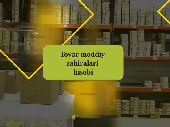 Tovar moddiy zahiralari hisobi