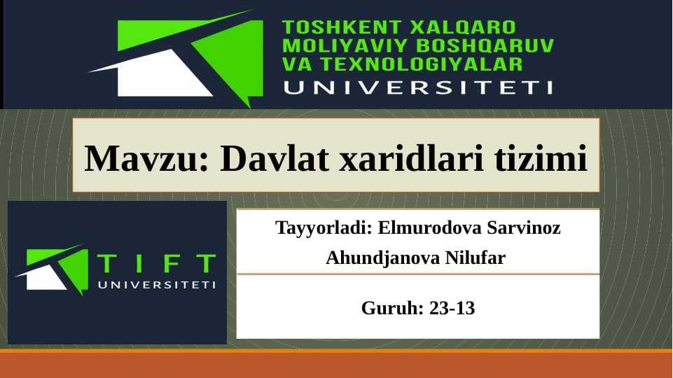 Davlat xaridlari tizimi