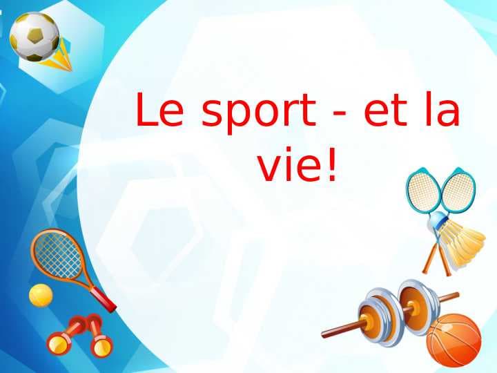 Le sport