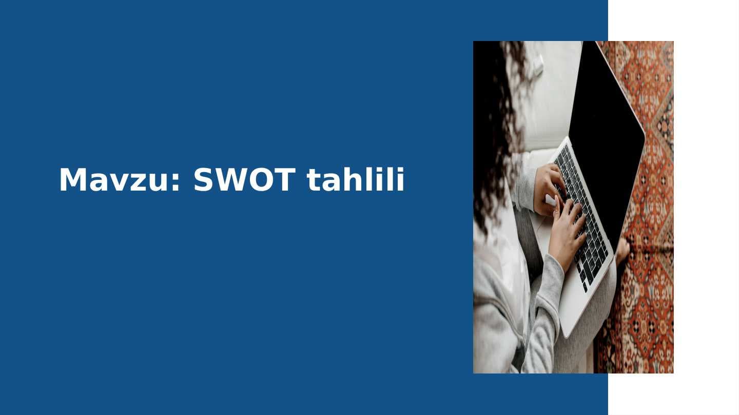 SWOT tahlili