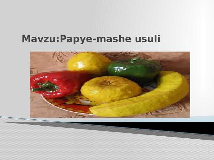 Papye-mashe usuli