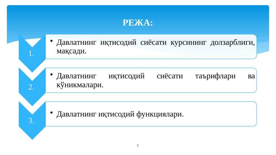 Иқтисодий сиёсат