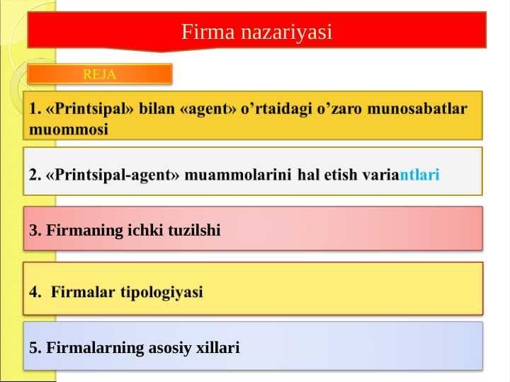 Firma nazariyasi