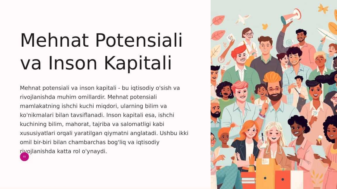 Mehnat Potensiali va Inson Kapitali