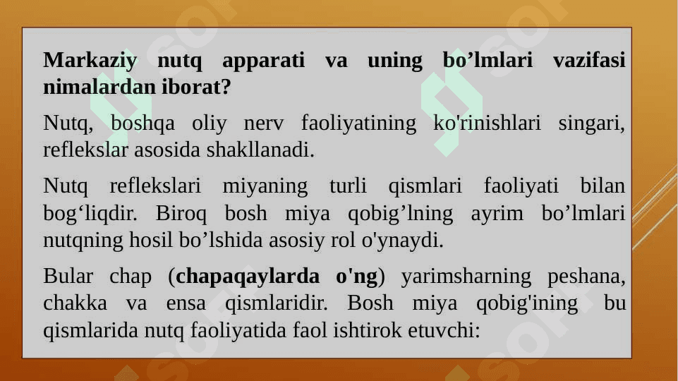 NUTQNING ANATOMIK-FIZIOLOGIKMEXANIZMLARI