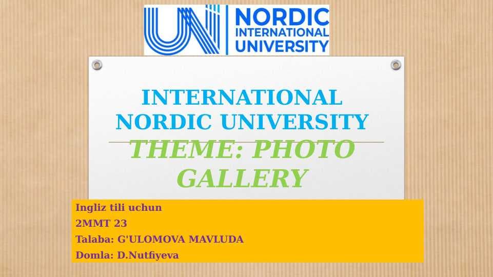 PHOTO GALLERY