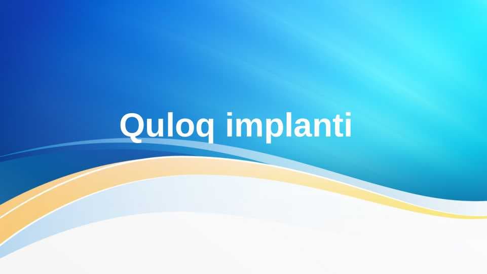 QULOQ IMPLANTI  SLAYD
