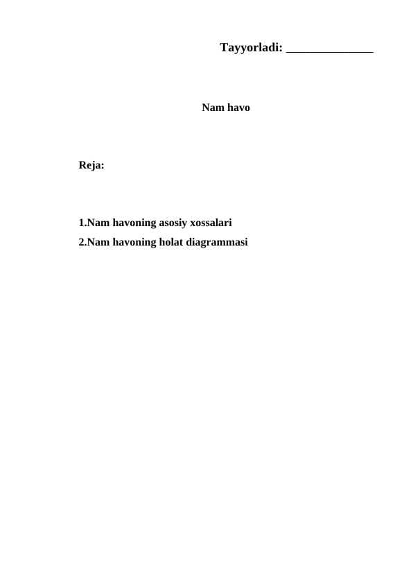 Nam havo