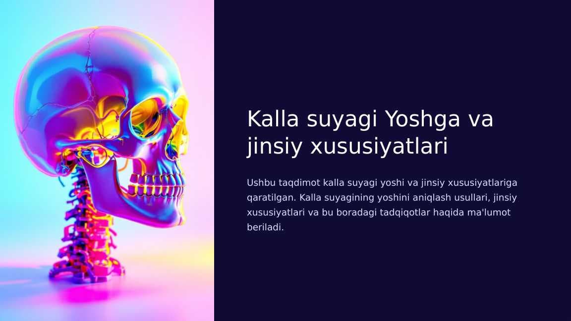 Kalla suyagi Yoshga va jinsiy xususiyatlari