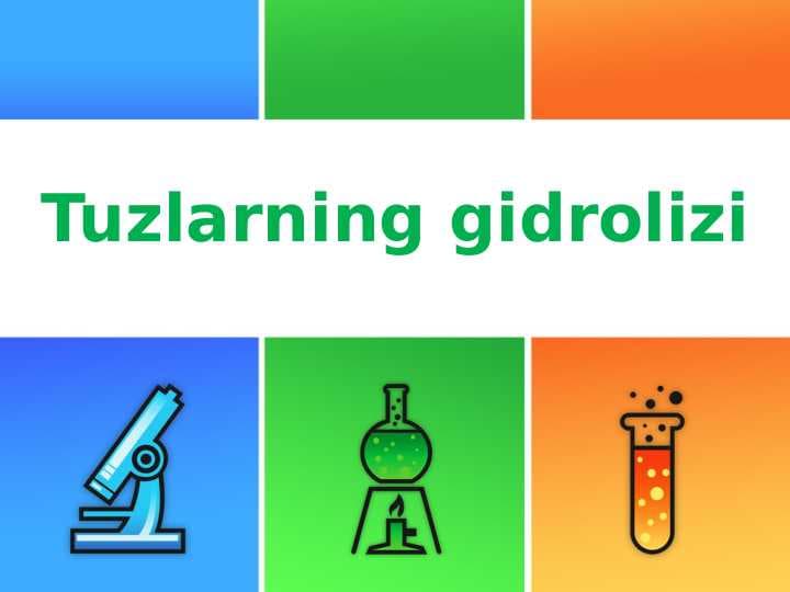 Tuzlarning gidrolizi