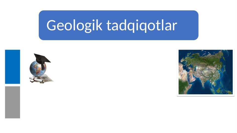 Geologik tadqiqotlar