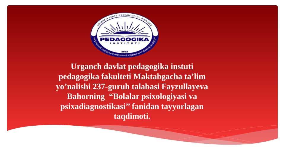 Maktabgacha tarbiya yoshida ro'lli o'yinlar