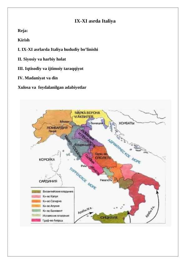 IX-XI asrda Italiya 25
