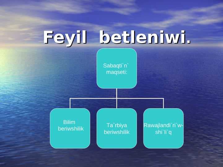 Feyil  betleniwi.