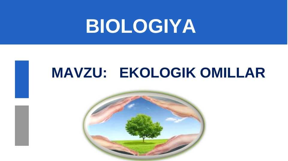 EKOLOGIK OMILLAR