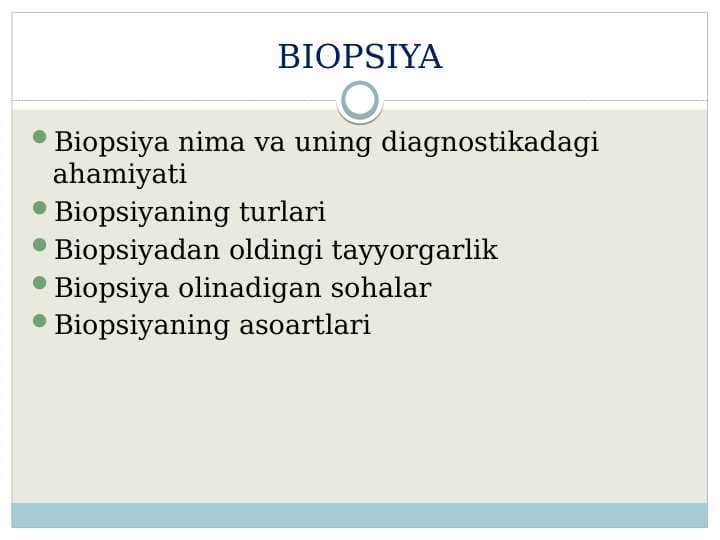 BIOPSIYA