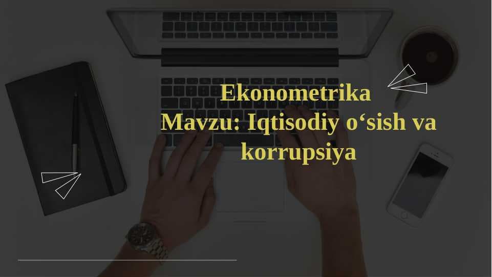 Iqtisodiy o‘sish va korrupsiya
