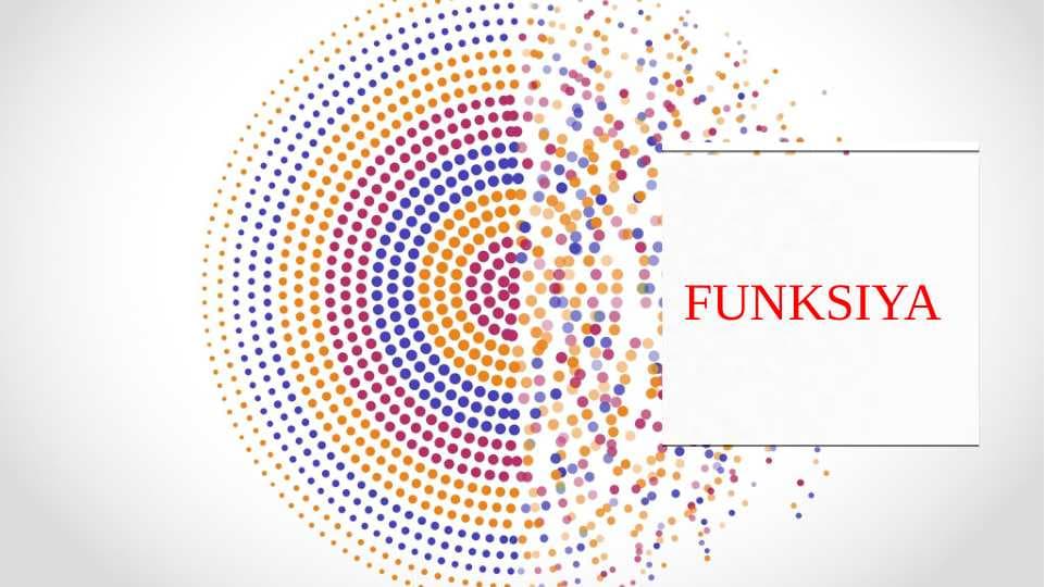 Funksiya