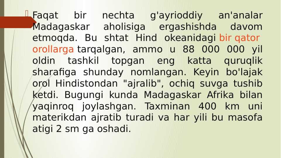 Madagaskar xalqi madaniyati