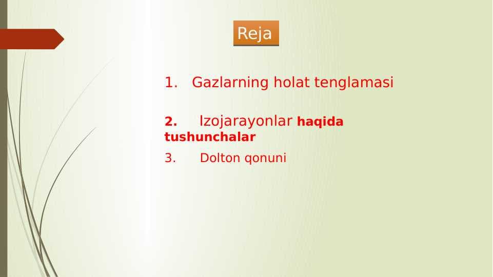 Gazlarning holat tenglamalari