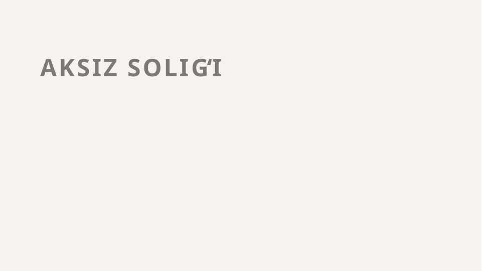 AKSIZ SOLIGʻI