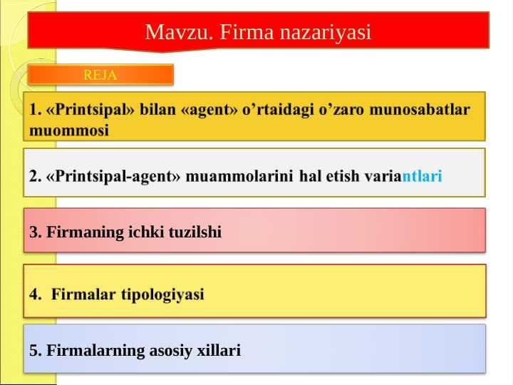 Firma nazariyasi