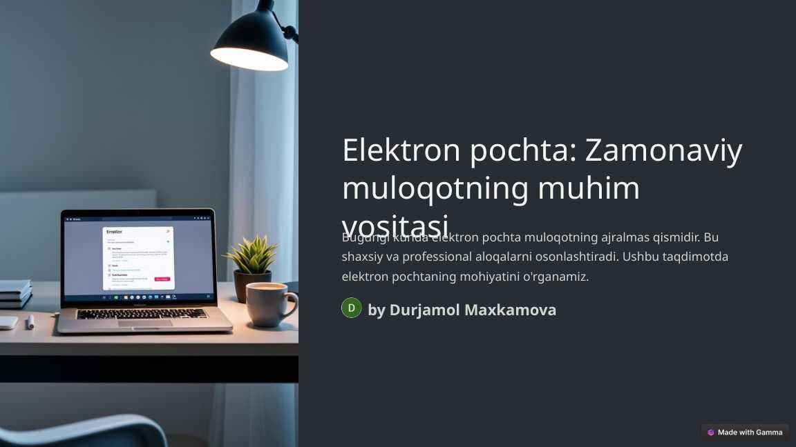 Elektron pochta