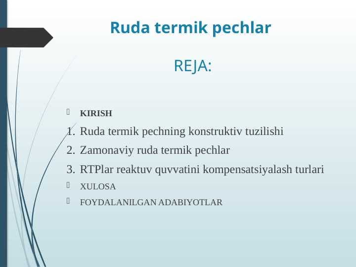 Ruda termik pechlar