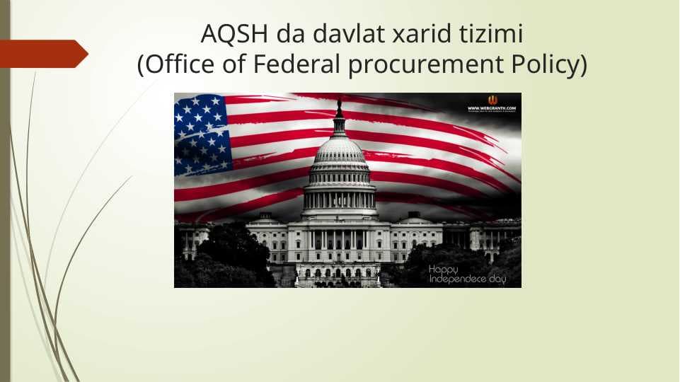 AQSH da davlat xarid tizimi