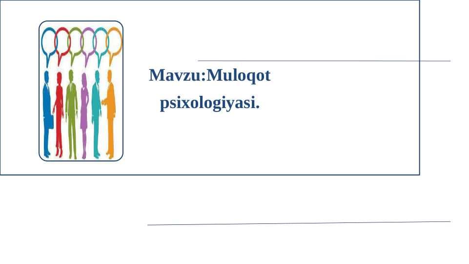 Muloqat Psixologiyasi